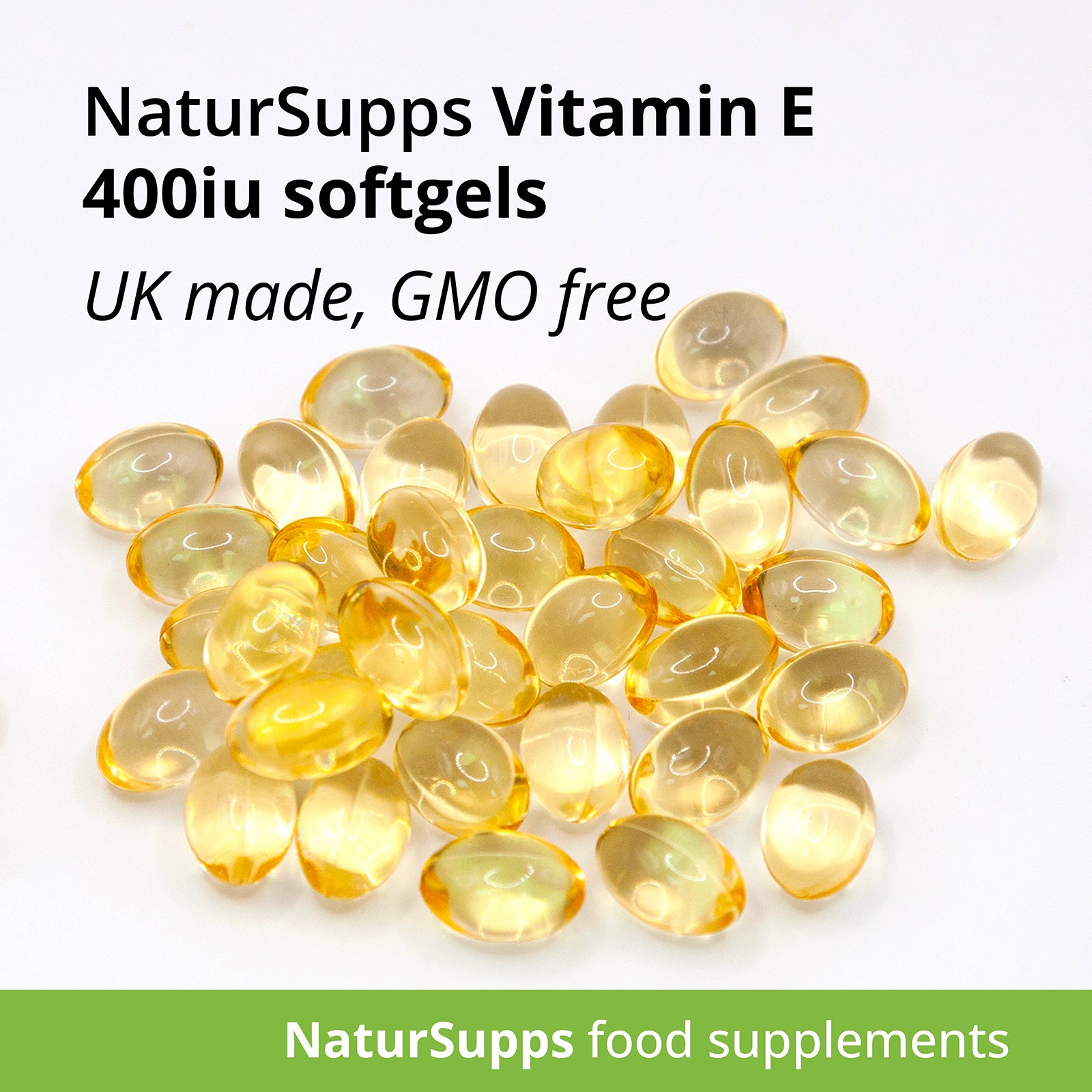 Vitamin E 400iu Capsules, High Absorption Vitamin E Oil in Easy to Swallow Softgels